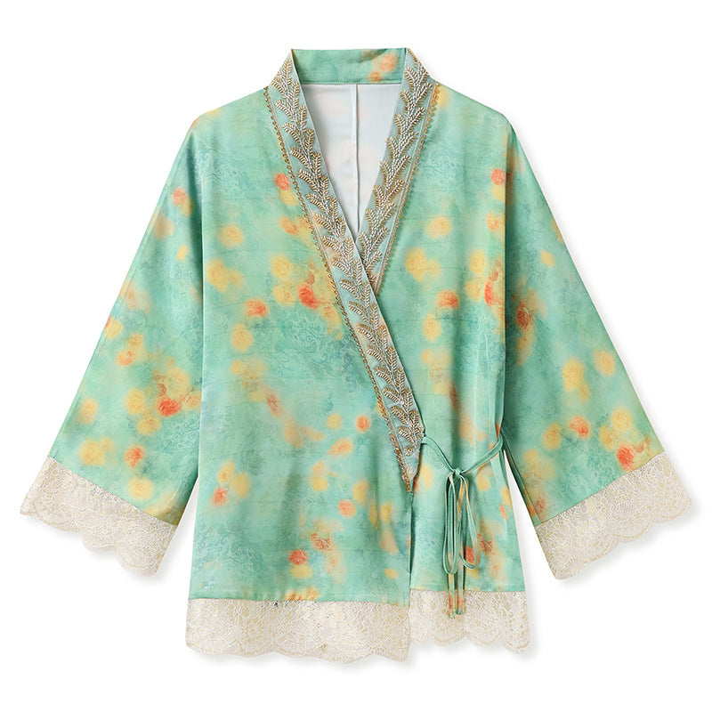 Jacquard Cardigan Set | Suzhou Craftsmanship | Aurelle