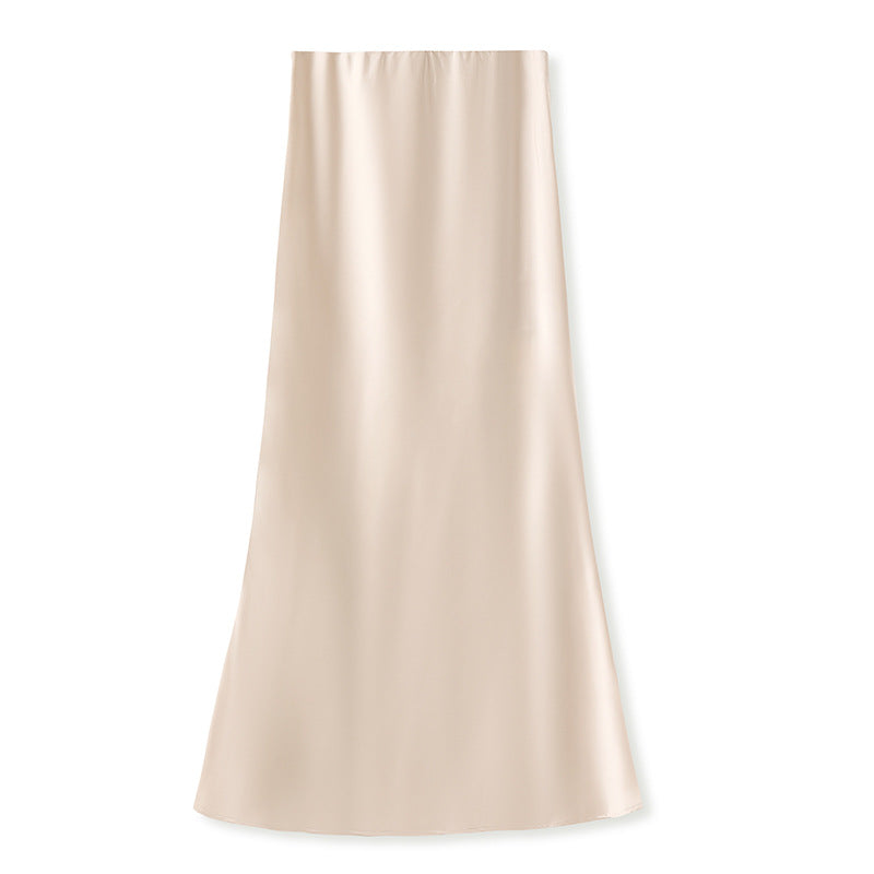 Pink A-Line Skirt | Suzhou Double-Sided Embroidery | Aurelle