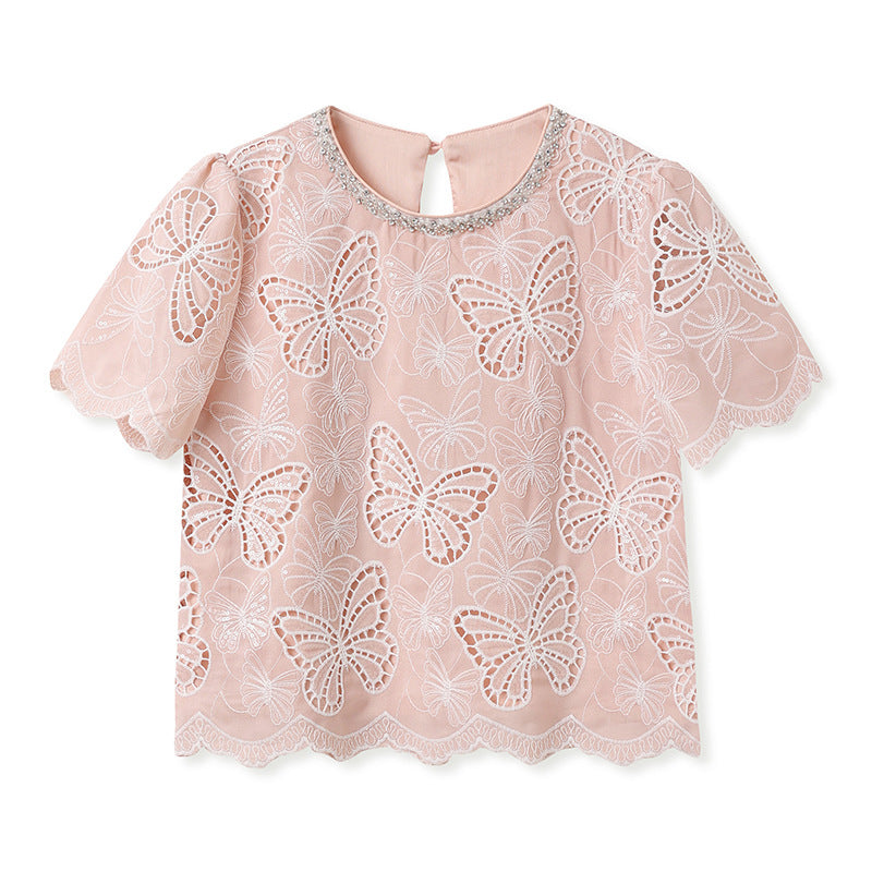 Butterfly Top Set | Artisan Embroidery | Aurelle