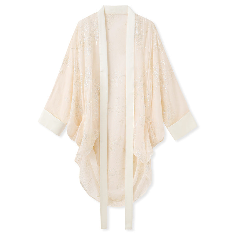 Cardigan Set | Hand-Embroidered Detailing | Aurelle