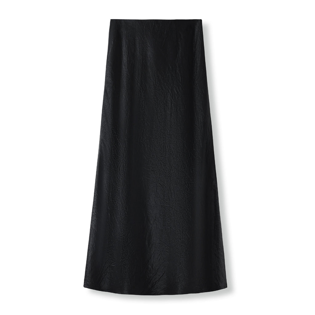 Black Acetate Skirt | Suzhou Embroidery | Aurelle