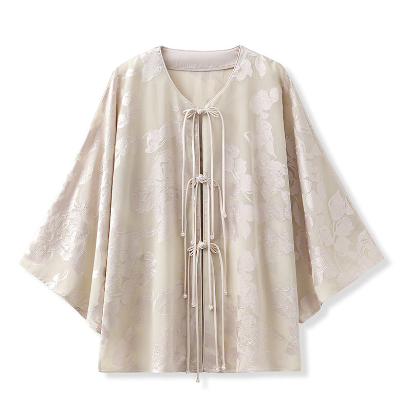 Shirt & Trousers Set | Hand-Embroidered Detailing | Aurelle