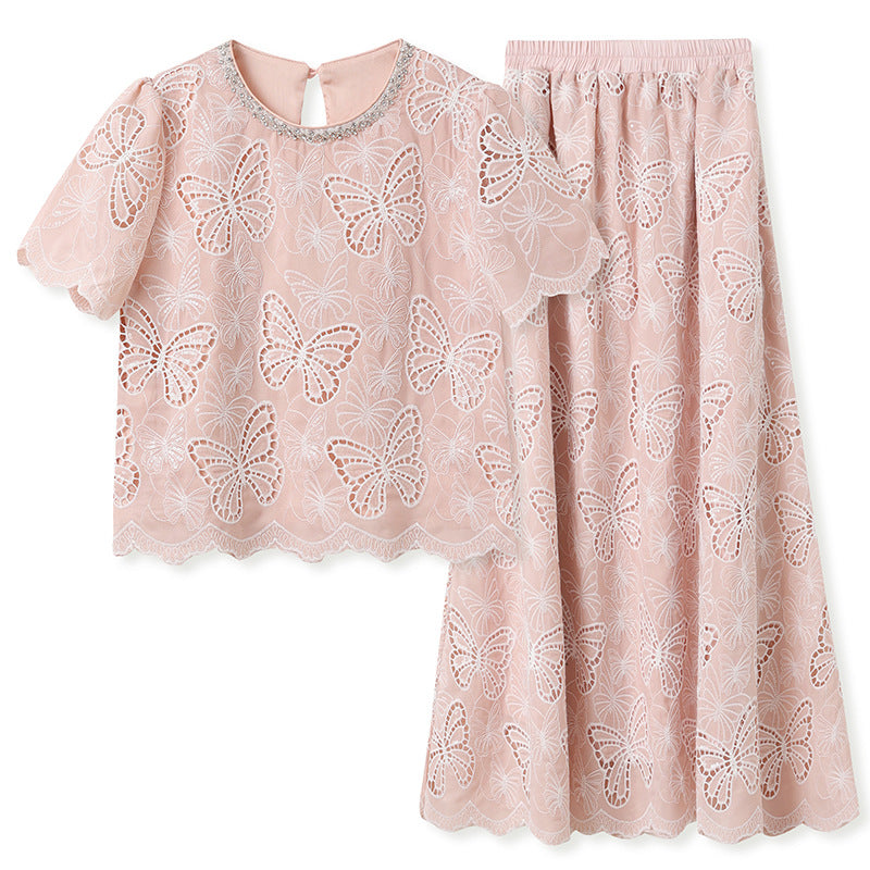 Butterfly Top Set | Artisan Embroidery | Aurelle