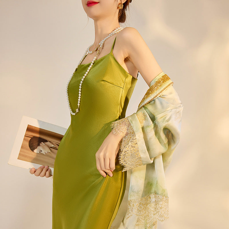 Lace Cardigan Set | Hand-Embroidered Details | Aurelle