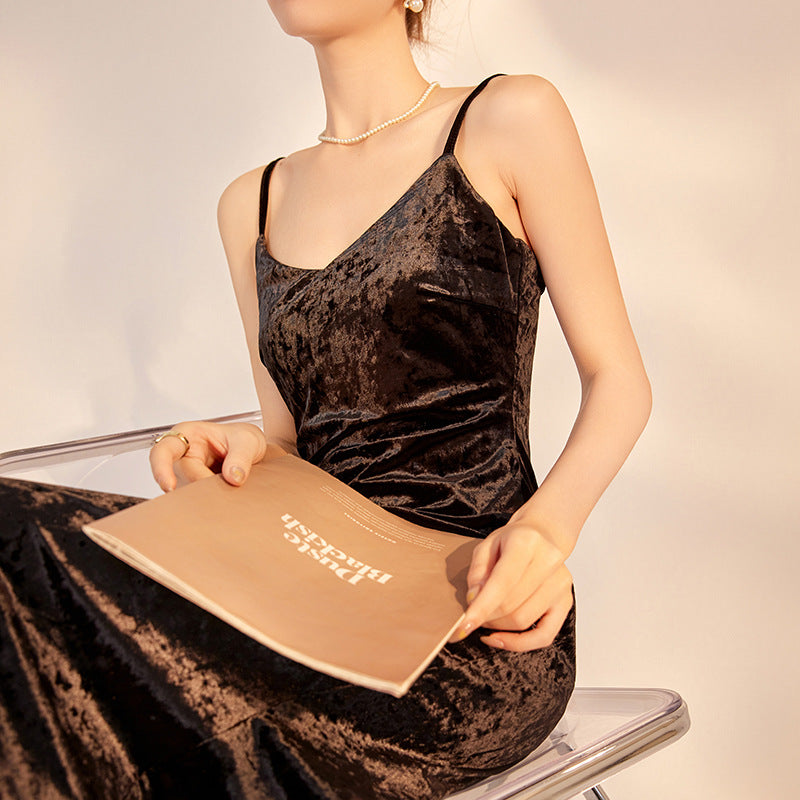 Black Sleeveless Dress | Museum-Quality Craft | Aurelle