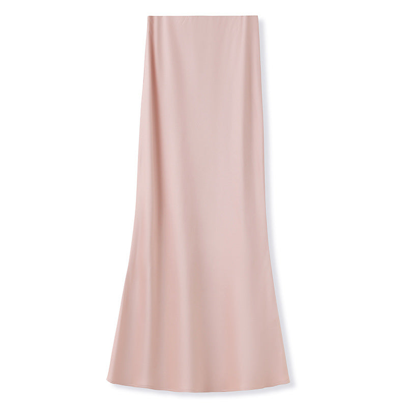 Pink A-Line Skirt | Suzhou Double-Sided Embroidery | Aurelle