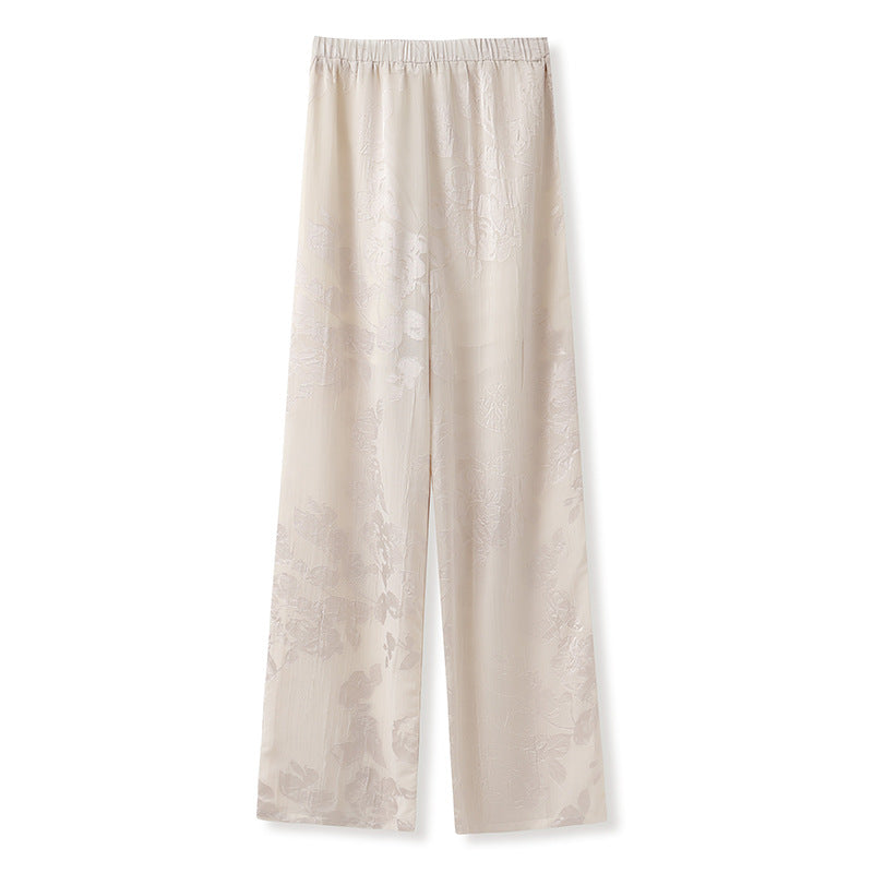 Shirt & Trousers Set | Hand-Embroidered Detailing | Aurelle